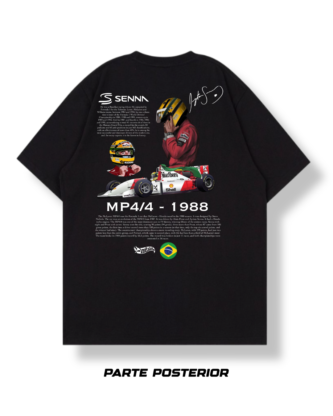 Camiseta Ayrton Senna
