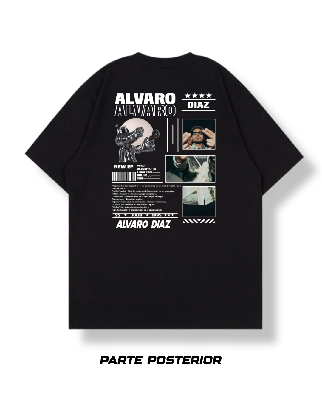 Camiseta artista Álvaro Diaz