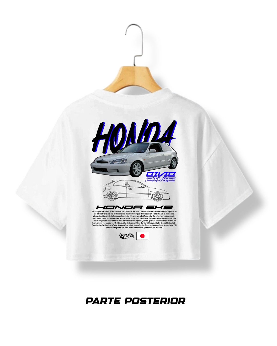 Camiseta Blanca Honda Civic