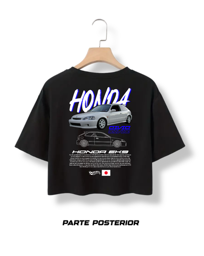 Camiseta Negra Honda Civic
