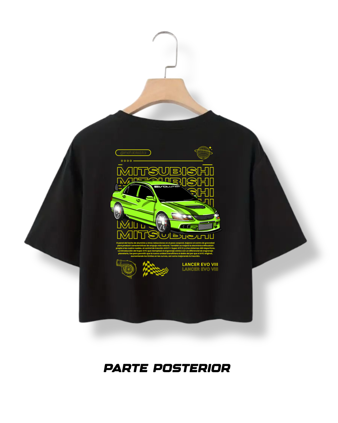 Camiseta Mitsubichi Lancer EVO VIII