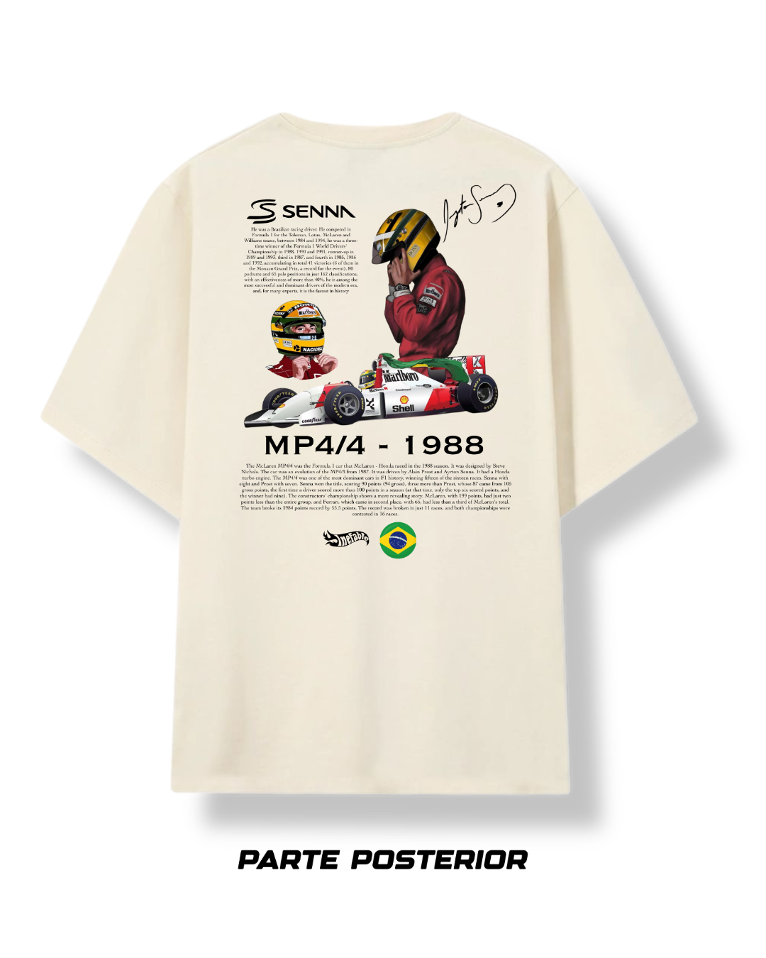 Camiseta Ayrton Senna