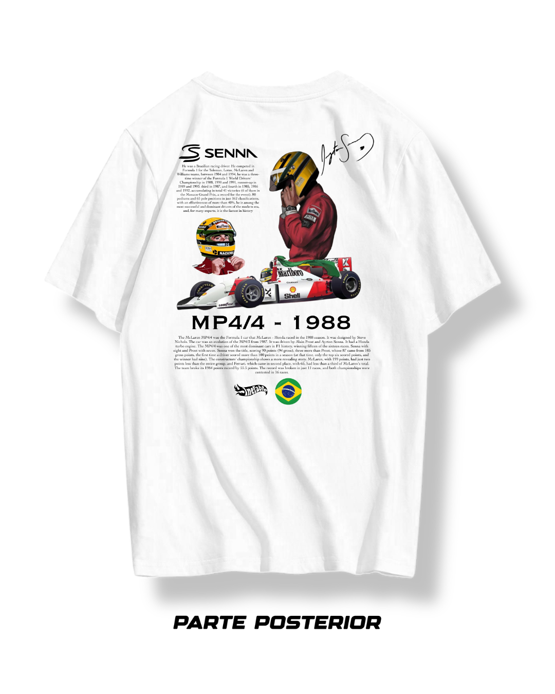 Camiseta Ayrton Senna