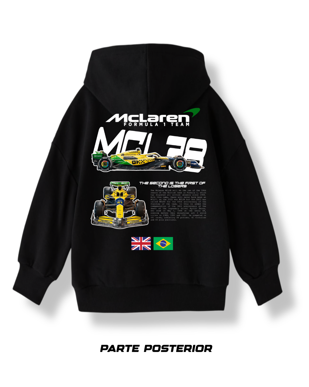 Hoodie  McLaren F1 Ayrton Senna